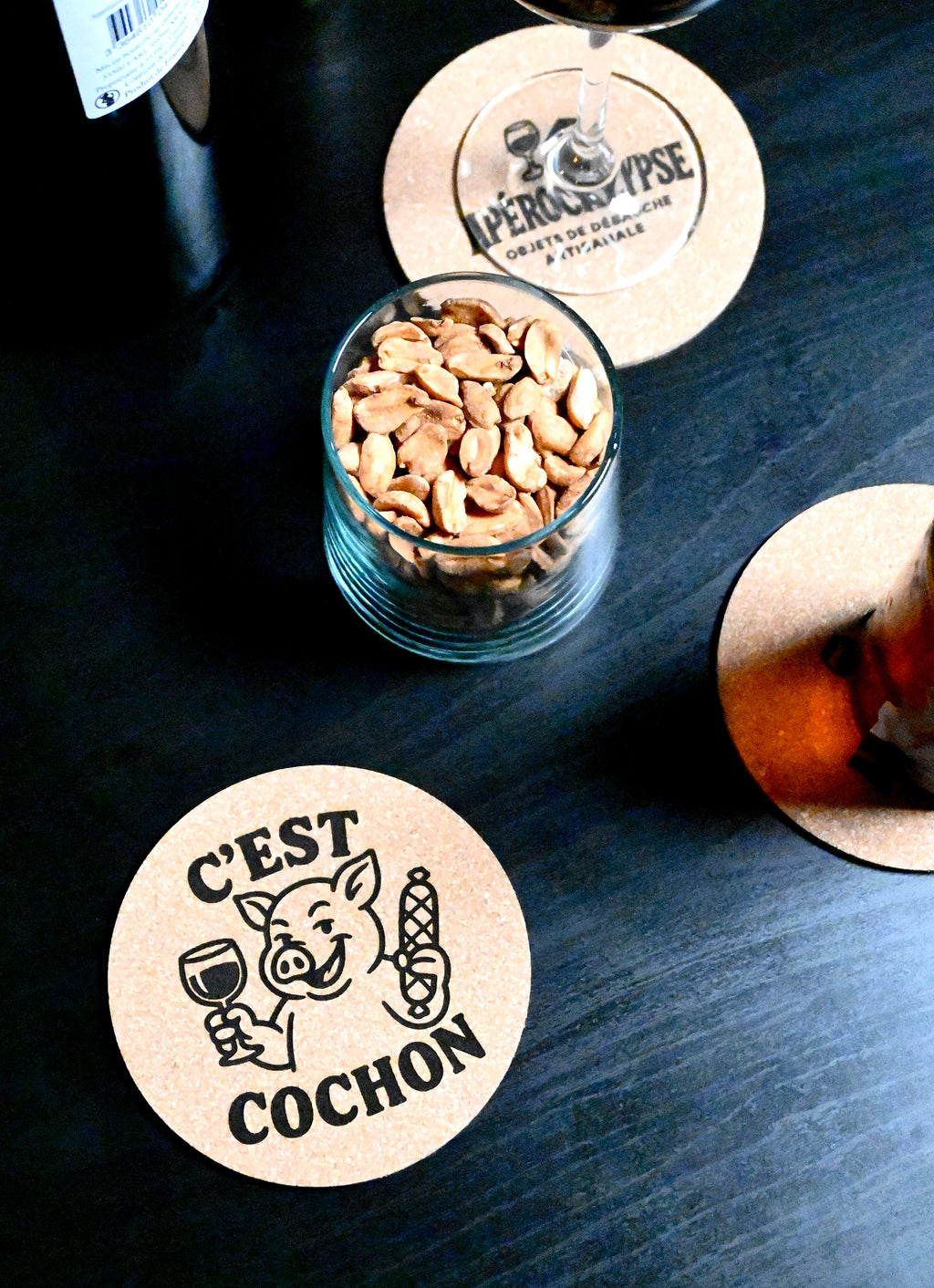 DESSOUS DE VERRE - C'EST COCHON