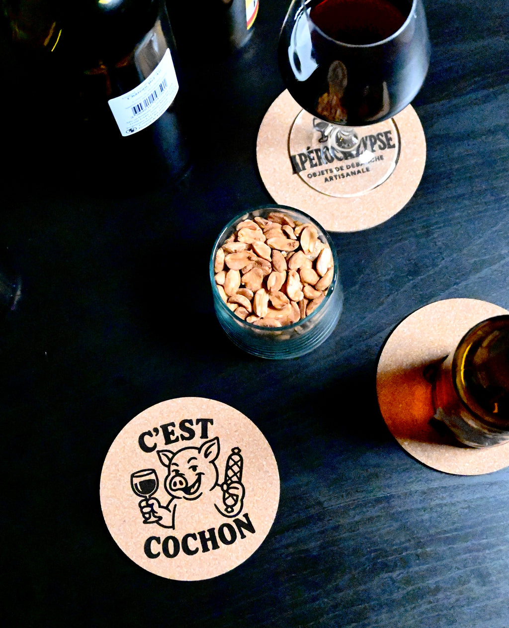 DESSOUS DE VERRE - C'EST COCHON