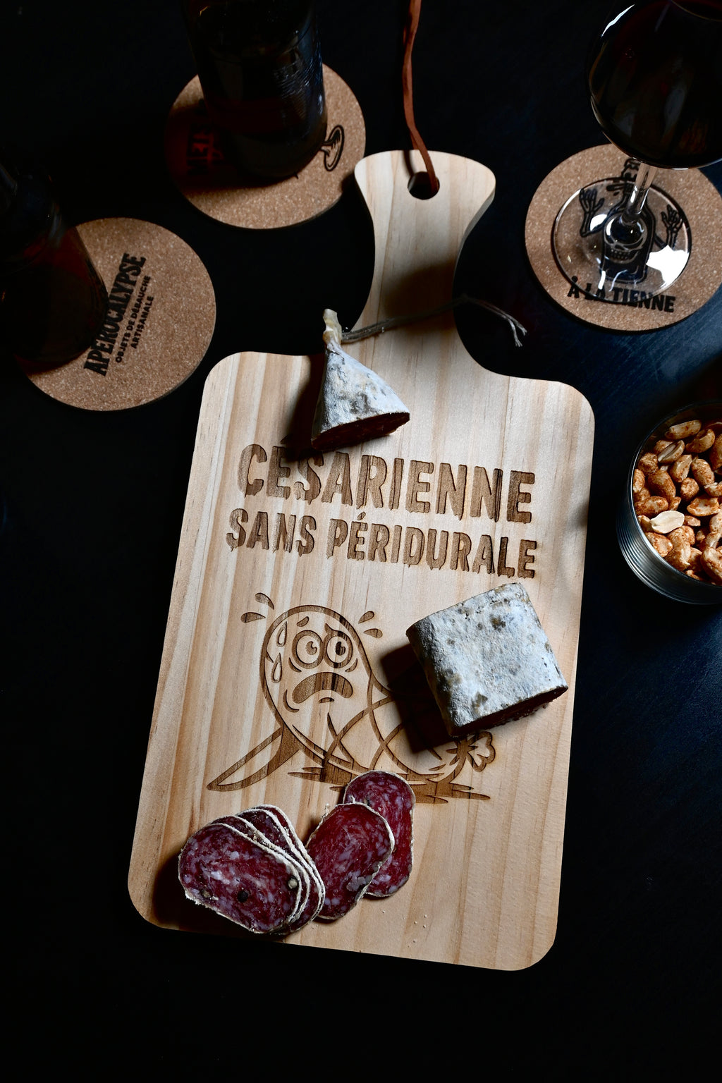 PLANCHE À DÉCOUPER - CÉSARIENNE SANS PÉRIDURALE