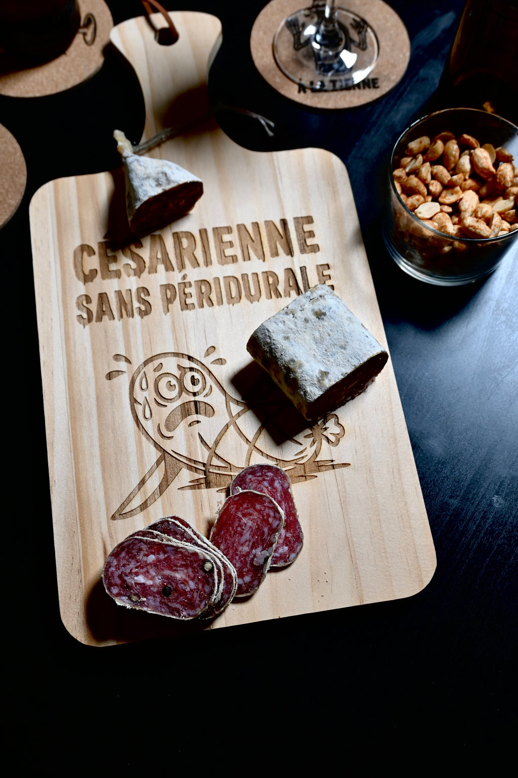 PLANCHE À DÉCOUPER - CÉSARIENNE SANS PÉRIDURALE