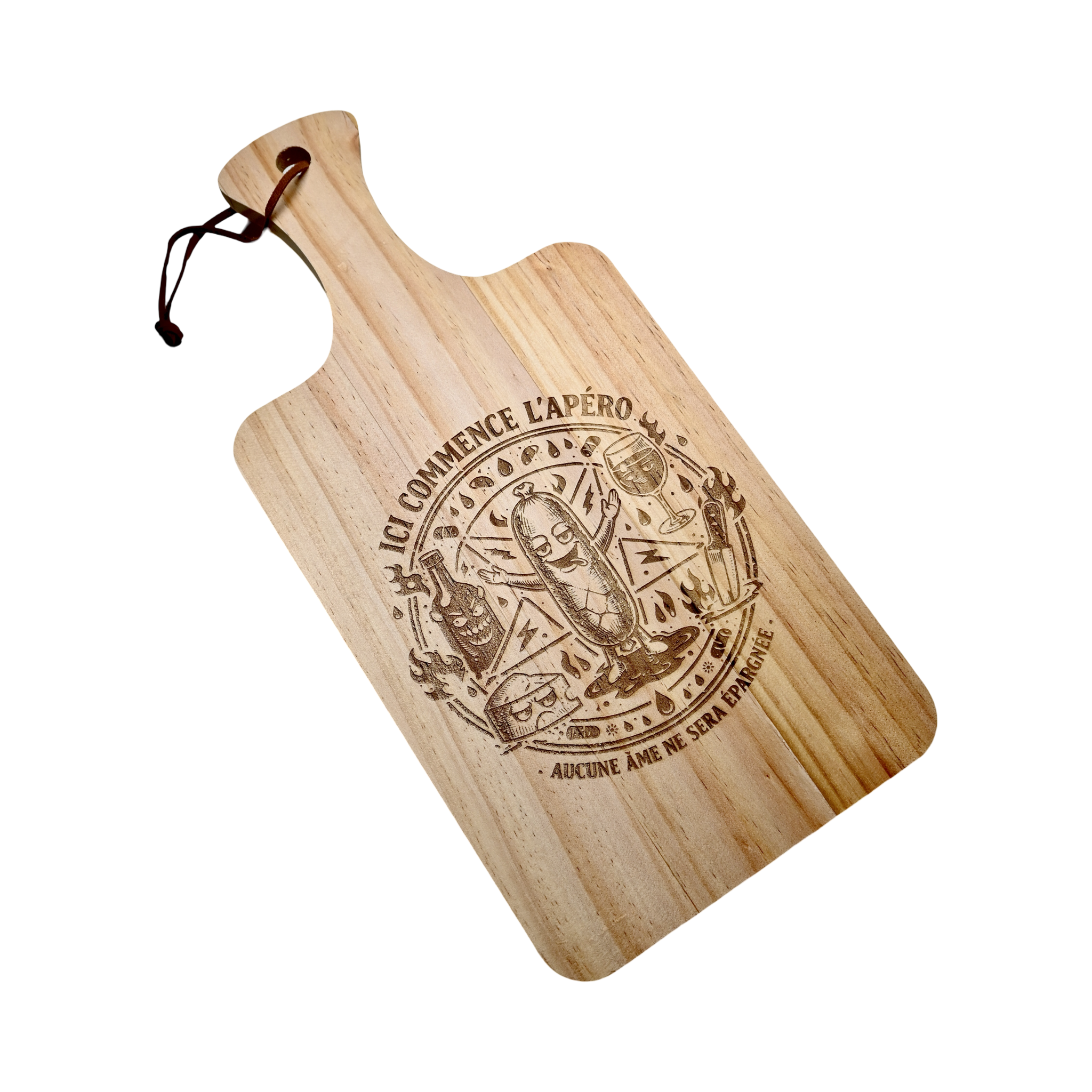 PLANCHE À DÉCOUPER - ICI COMMENCE L'APÉRO
