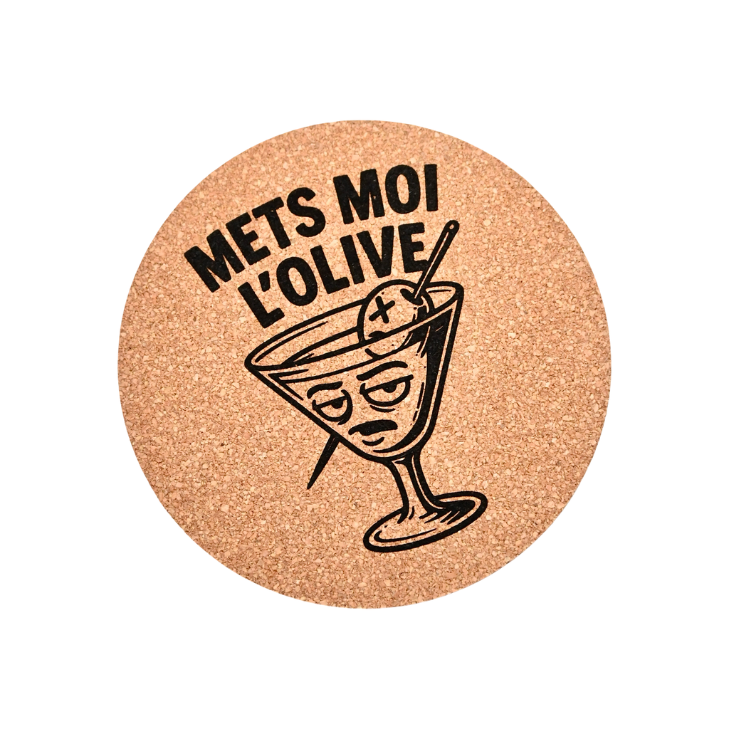 DESSOUS DE VERRE - METS MOI L'OLIVE