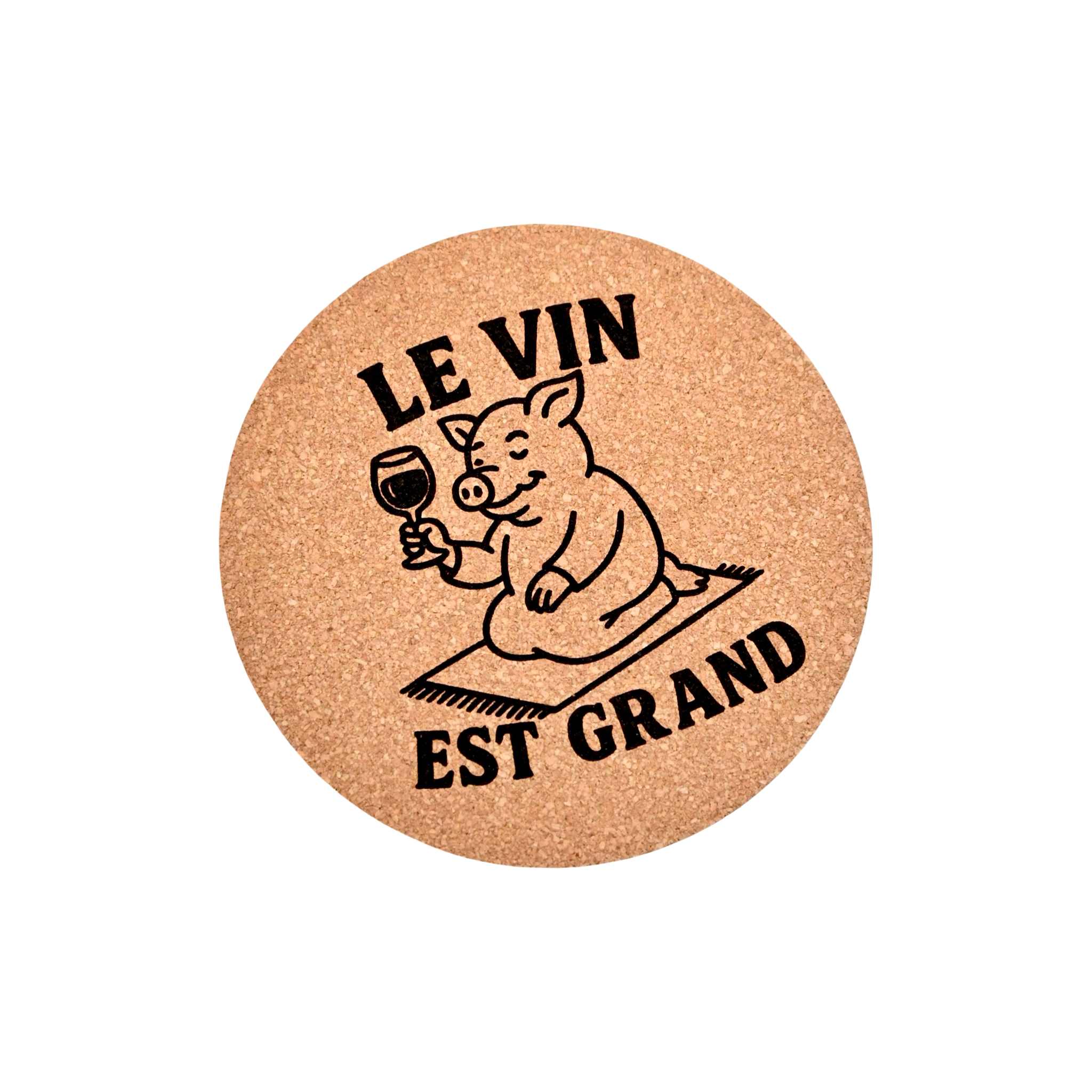 DESSOUS DE VERRE - LE VIN EST GRAND