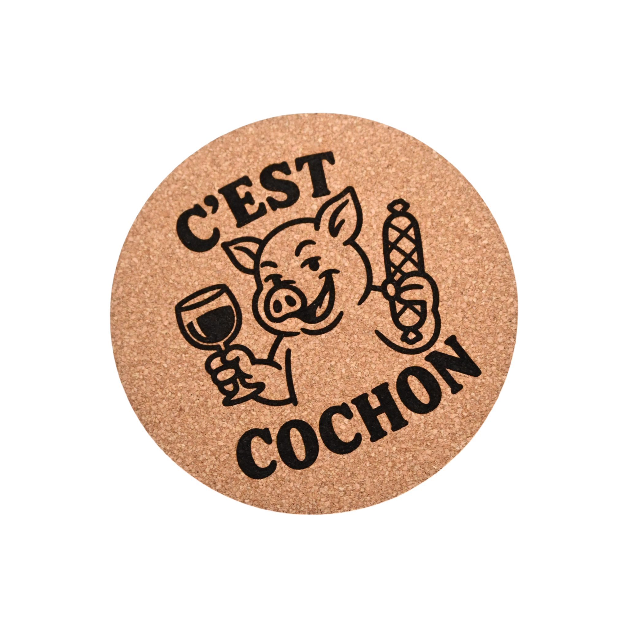 DESSOUS DE VERRE - C'EST COCHON