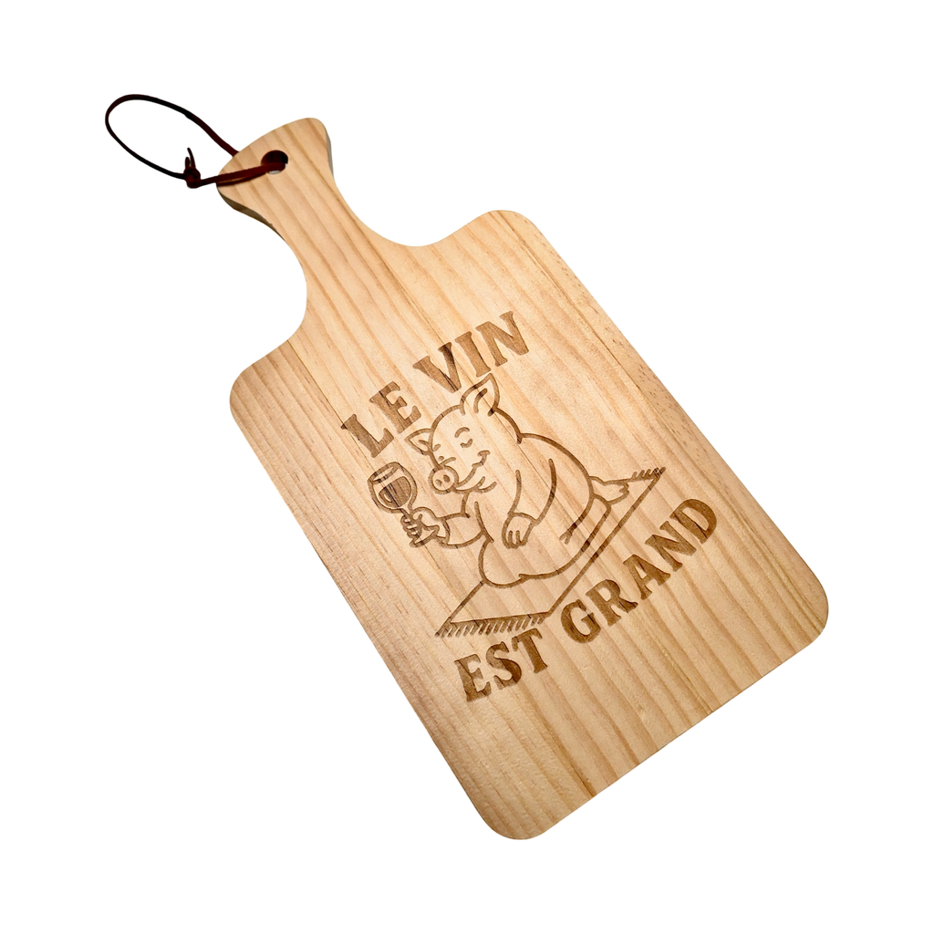 PLANCHE À DÉCOUPER  - LE VIN EST GRAND